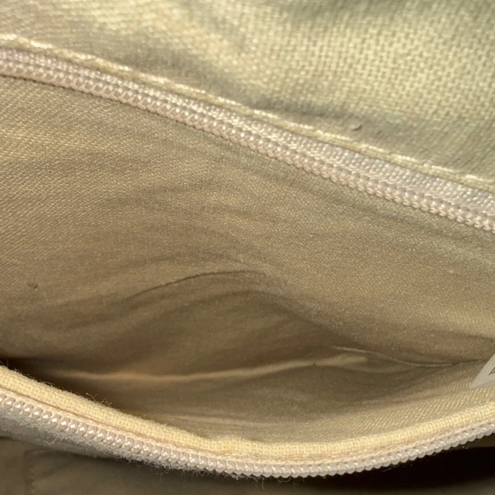 Chic Tan Woven Tote with Brown Accents - Picture 8 of 11